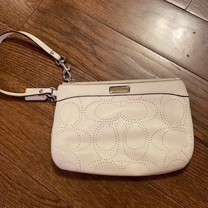 White Coach Wristlet